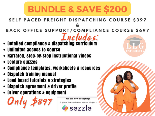 Back Office Support and Freight Dispatching Bundle