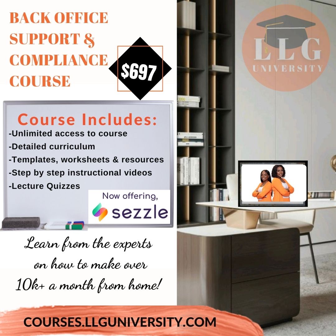 Back Office Support & Compliance Course