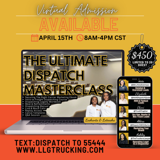The Ultimate Dispatch Masterclass- Virtual Admission